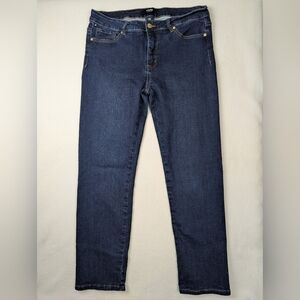 Lois Jeans Women's Casual Slim Jeans in Deep Blue Size 34